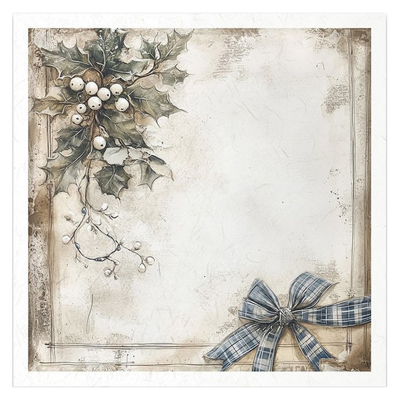 Reispapier-Set - Weihnachtssträuße - Itd Collection - RSM182 - Itd Collection