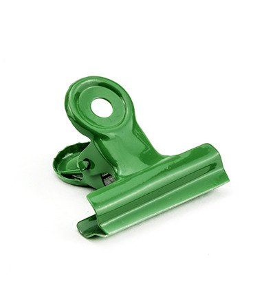 Metallclip grün 38 mm - 1 Stk 