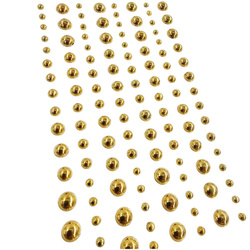 Selbstklebende Kristalle Mix blau 4mm - 600St