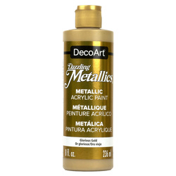 DECOART Dazzling Metallics Acrylic Paint, Acrylfarbe - Glorious Gold 236 ml