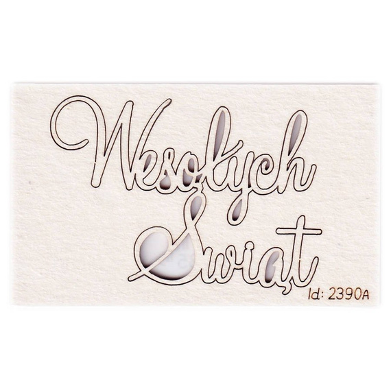 Wesołych Świąt 01 - 1szt SC
