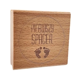 PROJECT PREZENT Gummistempel auf dem Block - Pierwszy spacer Untertitel PL