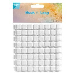 JOY! CRAFTS - Selbstklebender Klettverschluss - 10x10mm 64 Stk