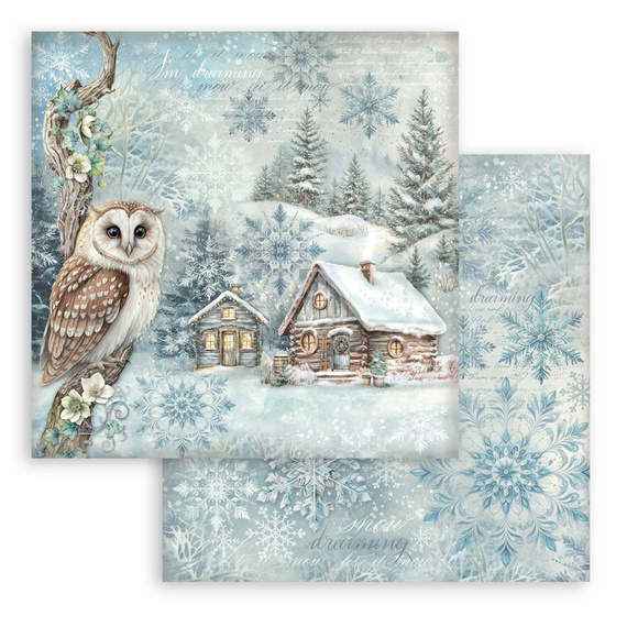 Scrapbooking Papier Set 30x30 - The Owl's House - Stamperia