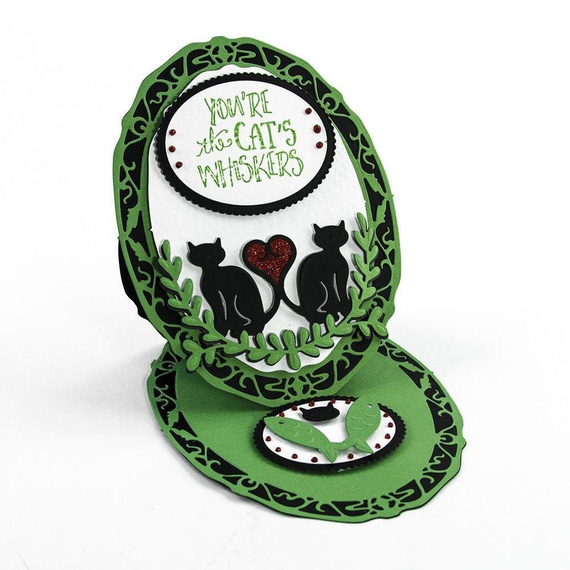 Stanzform + Stempel - Tonic Studios - Kitten's Whiskers - Katze