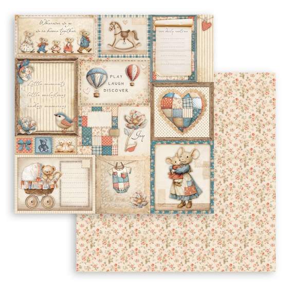 Scrapbooking Papier Set 20x20 -  Baby - Stamperia