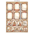Set aus Junk Journal-Papieren, Aufklebern und Elementen - Gear Up For Christmas - Stamperia 