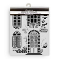 STAMPERIA Mixed Media Schablone STENCIL  25x25 cm - Venice Fenster
