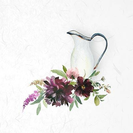 ITD - Reispapier-Set - ITD - RSM019 Blumen