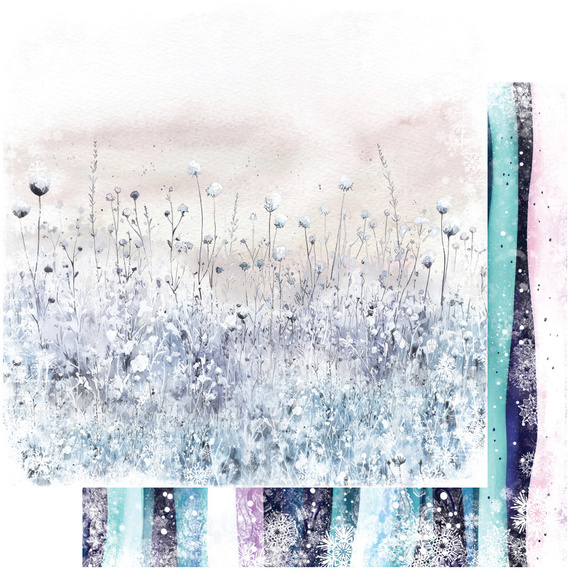 ALCHEMY OF ART Set 20x20cm Scrapbooking Papier, Magic of the Northern Lights