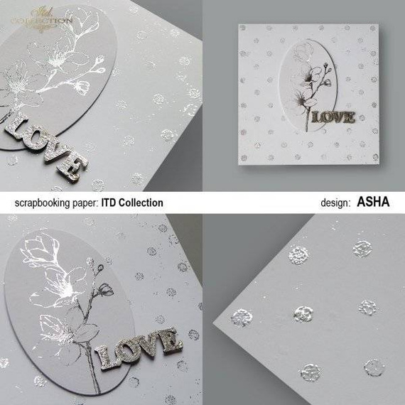 ITD Mixed Media Schablone STENCIL für Decoupage Scrapbooking 16x16, ST0002 in Tupfen gepunktet