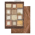 Set aus Junk Journal-Papieren, Aufklebern und Elementen - Coffee & Chocolate - Stamperia 