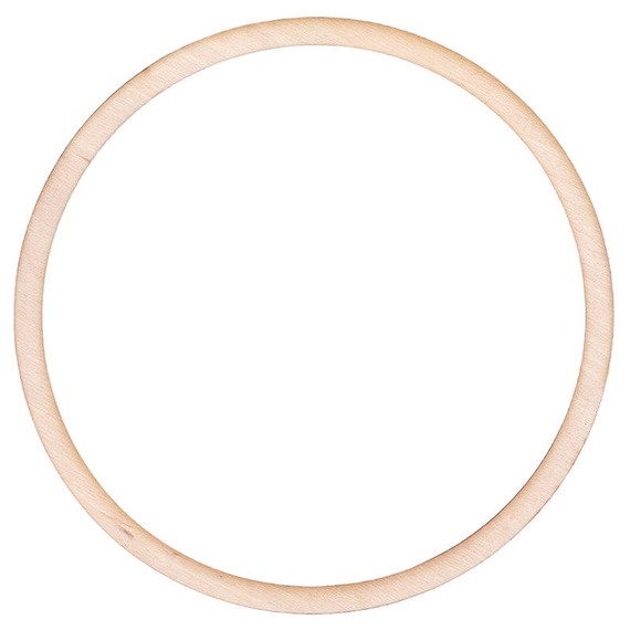 Traumfänger-Rad 20cm - Makramee-Reifen aus Holz