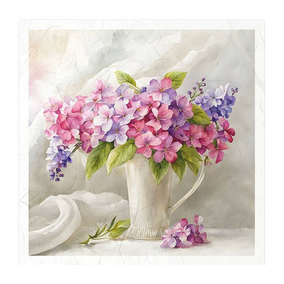 Scrapbooking-Bastelpapier-Set reisfeld - ITD - RSM144 Sommerblumensträuße