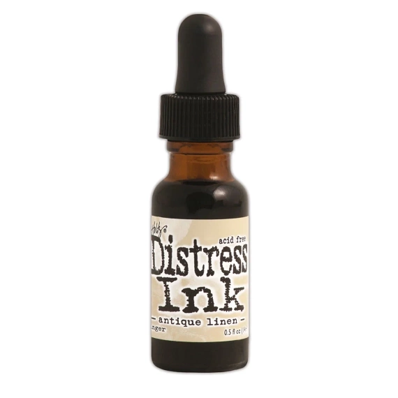 Distress Ink Reinker - Stempeltusche zum Nachfüllen mit Distress Ink - Antikes Leinen