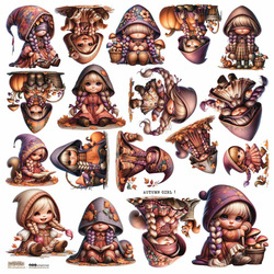 AUFKLEBER - ScrapLove - Autumn Girl 1