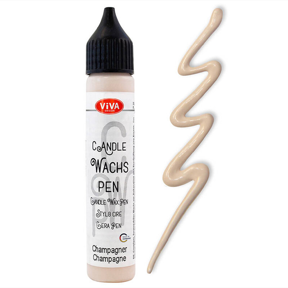 VIVA DECOR Wachs Pen - Champagner - Kerzenwachs-Stift