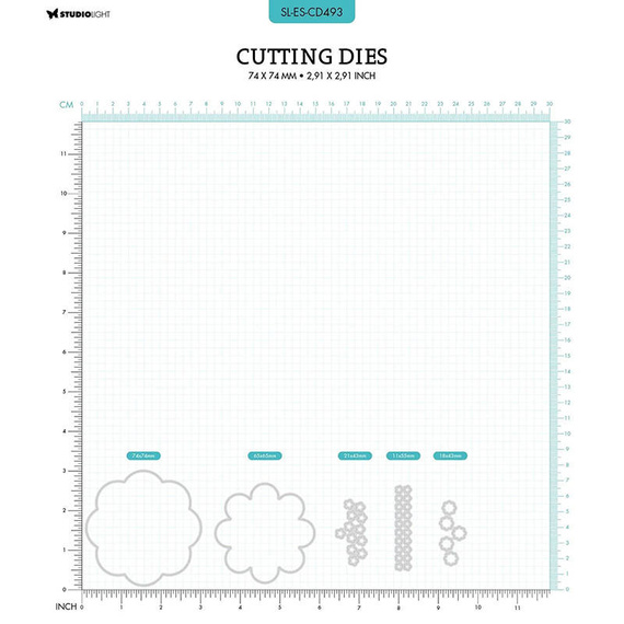 STUDIO LIGHT - Stanzform Präge Stanzschablone Cutting Die, Blumen
