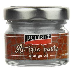 PENTART - Alterungspaste, Patinating Pasta, Antique paste Decoupage - silber 20ml