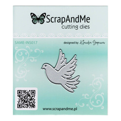 SCRAPANDME - Stanzform Präge Stanzschablone Cutting Die - Taube INS017