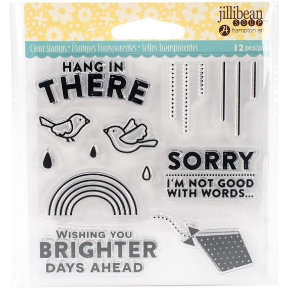 JILLIBEAN SOUP Stempel Motivstempel Clear StampStempe - Hang N There