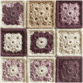 Scrapbooking Papier Set 20x20 - Craft o'clock - Plum & Caramel mix