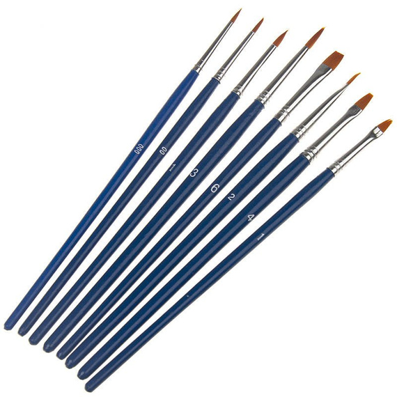 Phoenix Aquarellpinsel-Set - 8 Stück