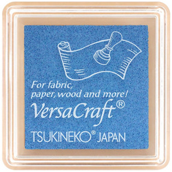 Tsukineko VersaCraft Small Pigmentstempelkissen für Stoff, Leder, Papier - Spring Sky