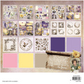 STUDIOLIGHT Set 36Blatt 20x20cm doppelseitig Scrapbooking Papier,  Vellum Unicolor & Elements Growing & Blooming