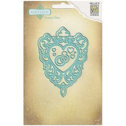 NELLIES Stanzform Präge Stanzschablone Scrapbooking Cutting Die, Herz Ornament