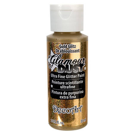 DECOART - Glitzerfarbe - Glamour Dust - Gold Glitz 