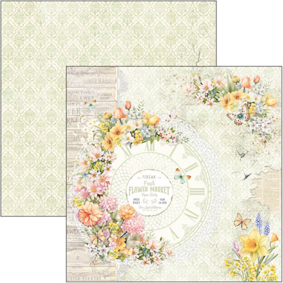 CIAO BELLA Satz 11Stk 30x30cm doppelseitigen Scrapbooking Papier -  Flower Shop