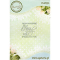 AGATERIA - Transparent Stempel Motivstempel Clear Stamp Wspomnienie tego dnia...- Untertitel PL