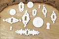 SCRAPINIEC Dekorpappe Die Cut Chipboard Dekoration Ornament, Schlüsselloch 650