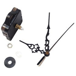Uhrwerkmechanismus kurze + Zeiger 9,7cm