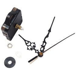 Uhrwerkmechanismus langer + Zeiger 9,7 cm