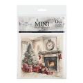 Reispapier-Set - Weihnachtsbaum, Kamin, festliches Haus - RSM203 - Itd Collection