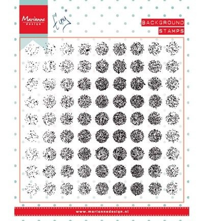 MARIANNE DESIGN Transparent Stempel Motivstempel Clear Stamp - Distressed dots Punkte