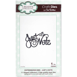 Stanzform Präge Stanzschablone Cutting Die - Creative Expressions - Just a Note CED5407