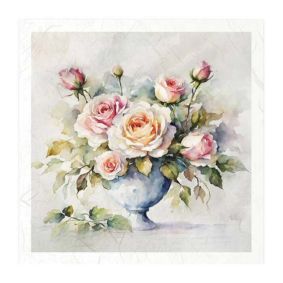 Scrapbooking-Bastelpapier-Set reisfeld - ITD - RSM144 Sommerblumensträuße