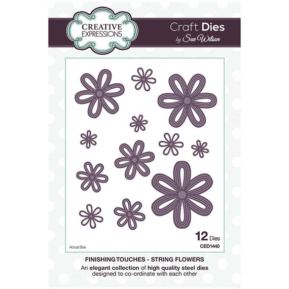 Stanzform Präge Stanzschablone Cutting Die - Creative Expressions - String Blumen CED1440