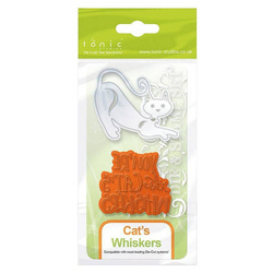 Stanzform + Stempel - Tonic Studios - Kitten's Whiskers - Katze
