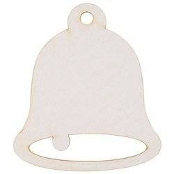 Glockenanhänger 2 aus Bierdeckelkarton - 1St