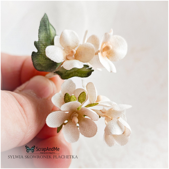 Stanzschablone – Cutting Die für Papier - SCRAPANDME - Blüten mit Staubblättern