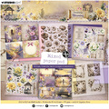 STUDIOLIGHT Set 36Blatt 20x20cm doppelseitig Scrapbooking Papier,  Vellum Unicolor & Elements Growing & Blooming