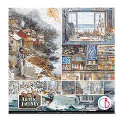 Scrapbooking Papier Set 20x20 cm - Bastelpapier - Ciao Bella - An artist journey