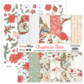 SCRAPBOYS Set 12Stk 30x30cm doppelseitig Scrapbooking Papier Christmas Time