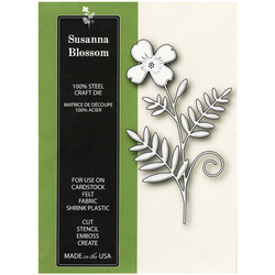 Stanzform Präge Stanzschablone Cutting Die - Poppystamps - Susanna Blossom 1451