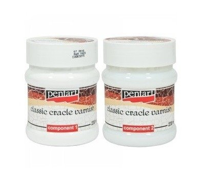 PENTART Zwei Komponenten Reißlack Klassik crackle classic 2x230 ml, 523-478