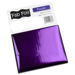 WOW Metallic Transfer Folie für Scrapbooking Decoupage 1mx10.1cm, Purple - lila